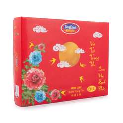 Dong Khanh Mochi Moon Cake Taro with 1 Salted Egg Yolk 28 oz