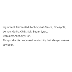 Ready-Mixed Fermented Anchovy Fish Sauce 8.45 fl.oz