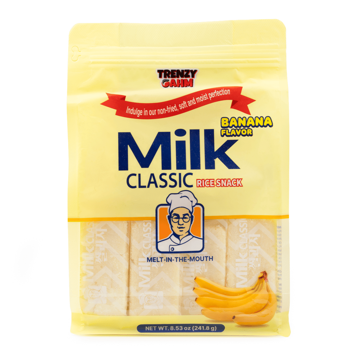 Trenzy Milk Classic Rice Snack Banana Flavor 240 g