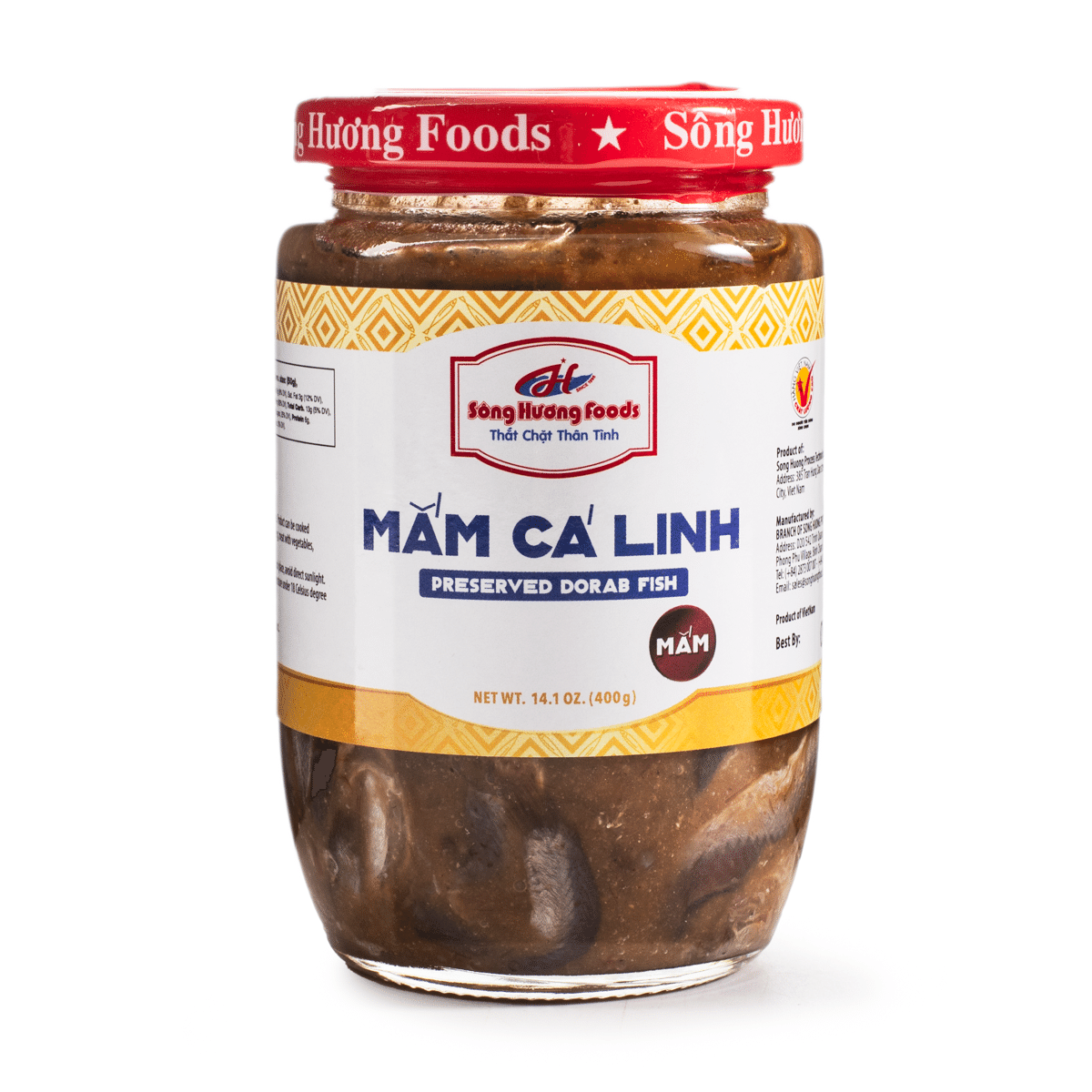 Song Huong Preserved Dorab Fish 15.5 oz*24 pack