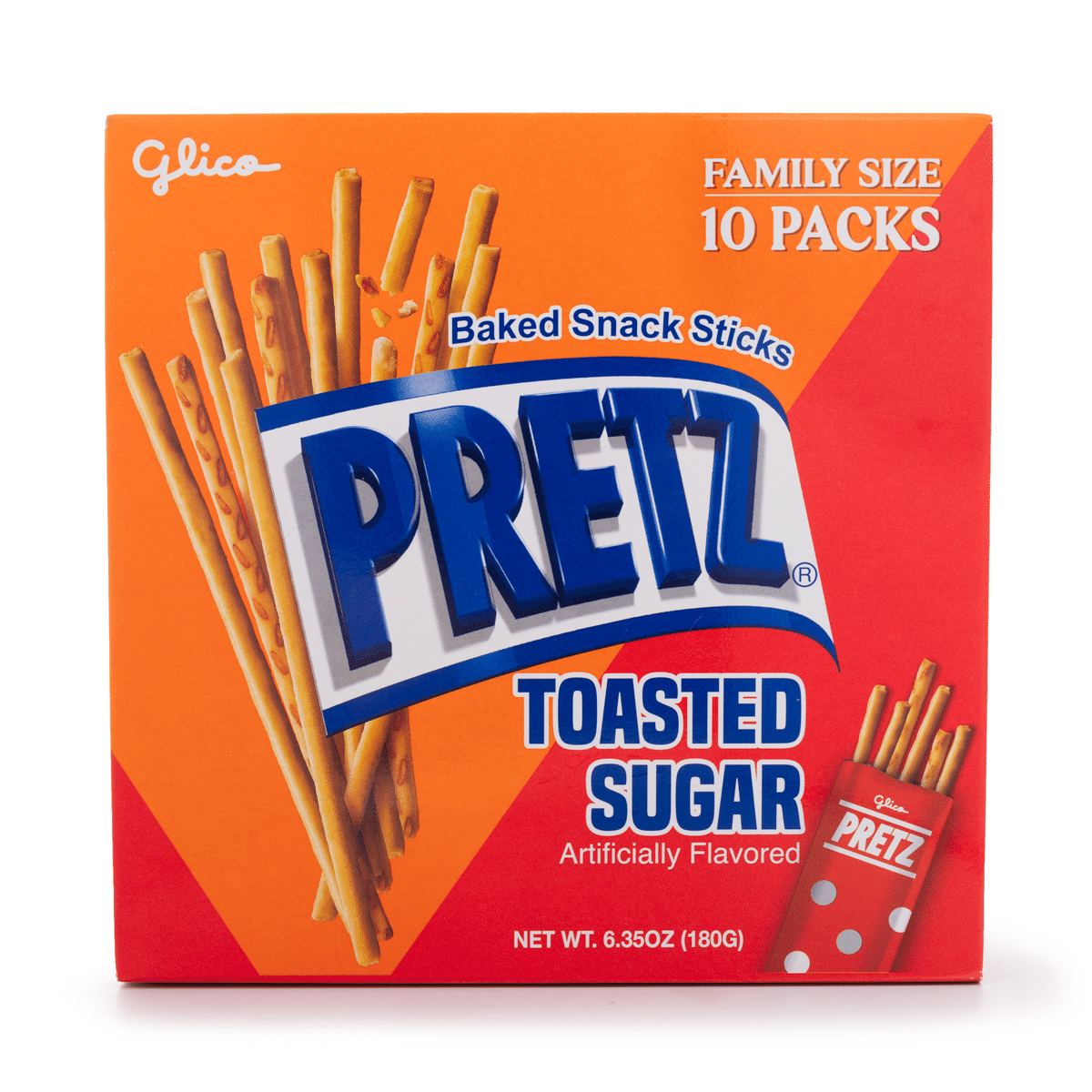 Glico 구운 프리츠 스낵 스틱 180 그램