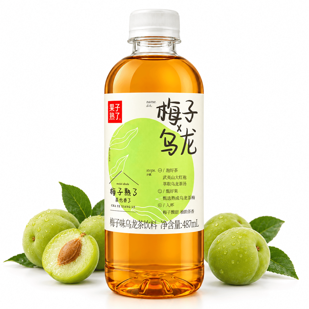 果子熟了 梅子烏龍 487 毫升