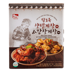 HAETAE Seasoned Crab (Yangnyeom Gejang) & Soy Sauce Crab (Ganjang Gejang) 2.76 lb
