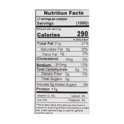 Canaan Salted Mackerel 190 g