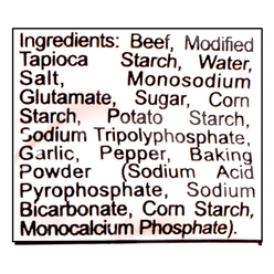 Great Wall Bo Vien Beef Meatballs, No Tendon 11 oz