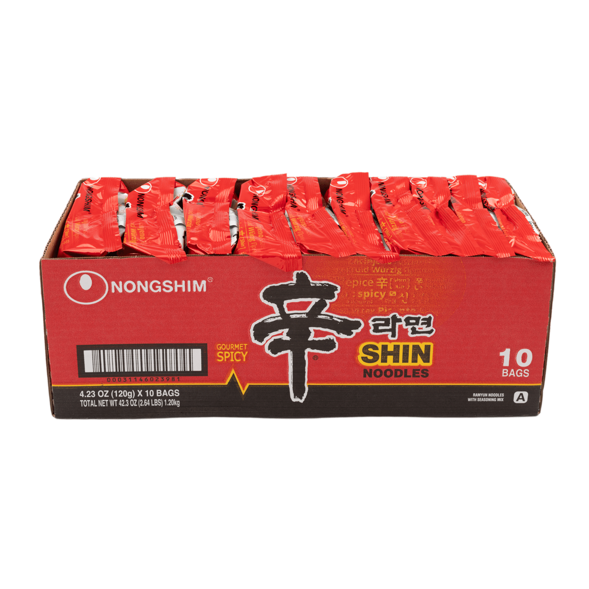 Nongshim Shin Ramen Noodle Soup 10pk 4.23 oz*10 each