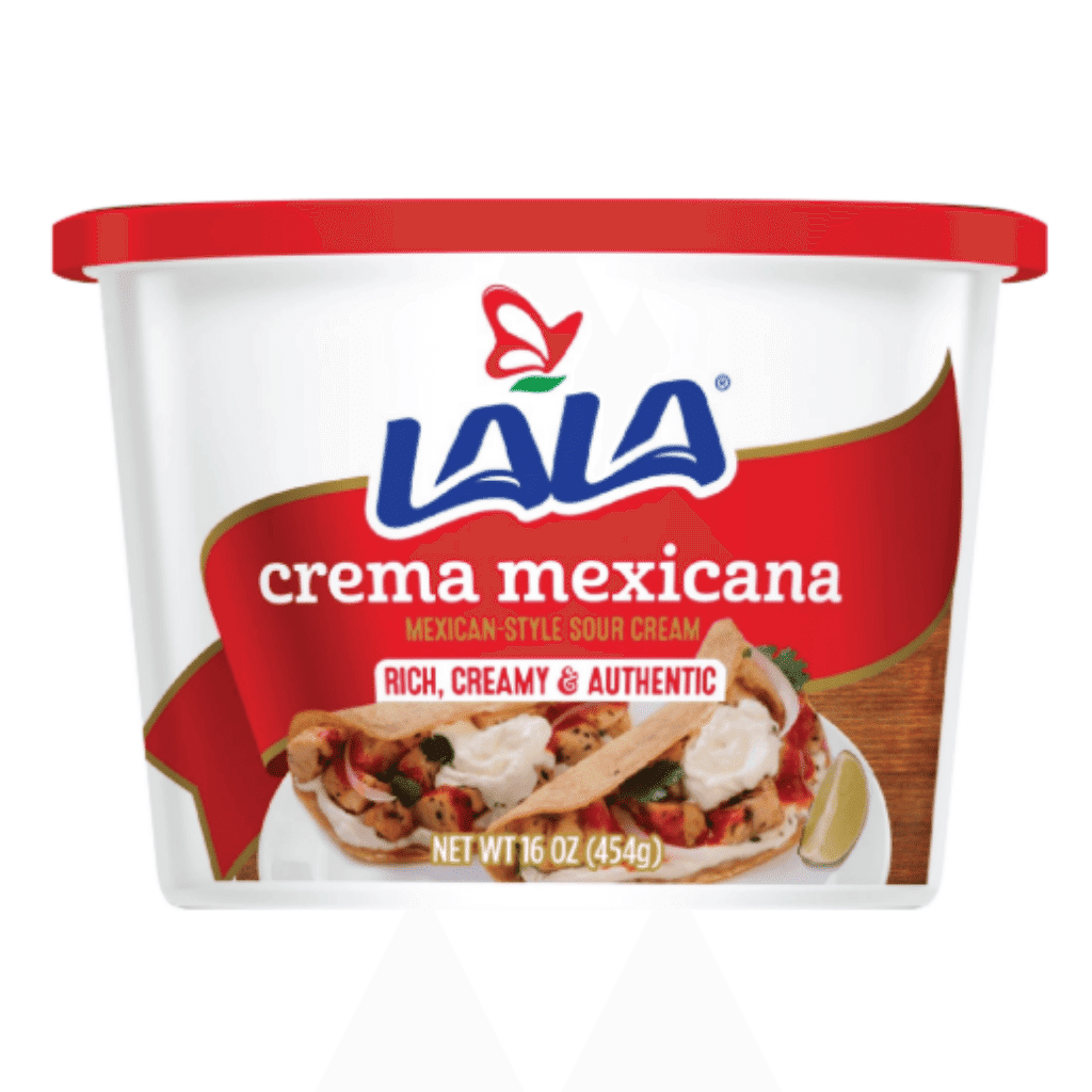 Lala Crema Mexicana creme azedo ao estilo mexicano. 16 oz