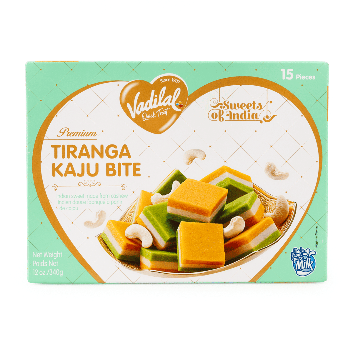 Vadilal Tiranga Kaju Bite 340 g