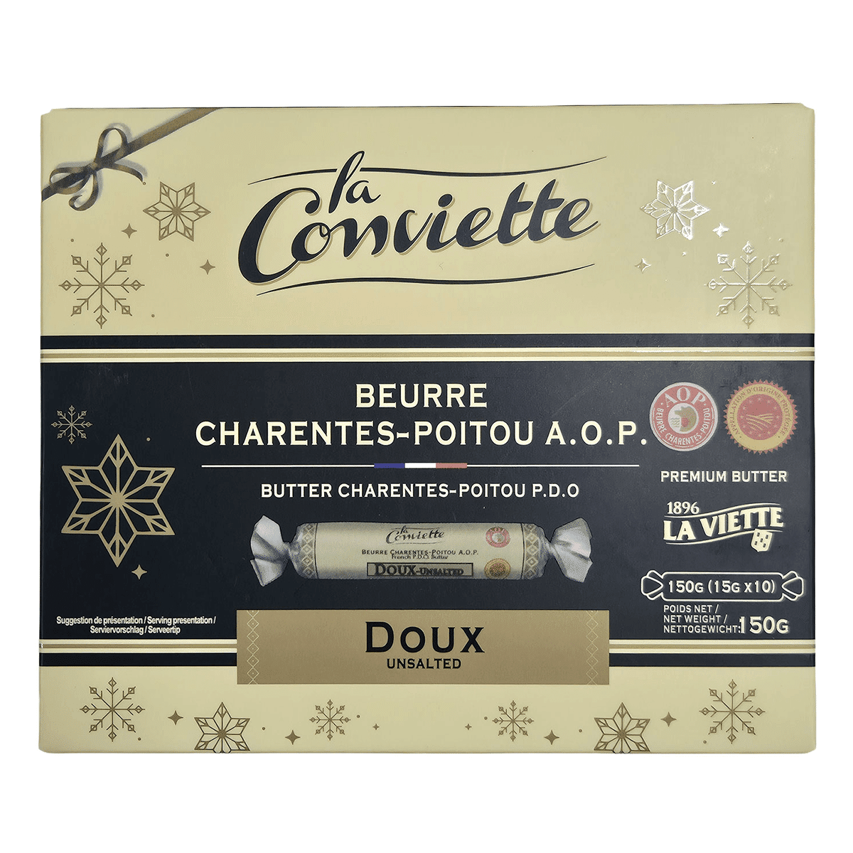 La Conviette Mantequilla Sin Sal X 10 rollos 150 gramo(s)