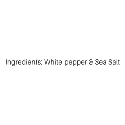 White Pepper in Sea Salt 1 count