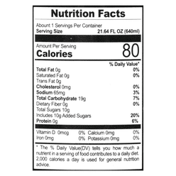 Bawangsi Pear Soda Drink 640ml 640 ml