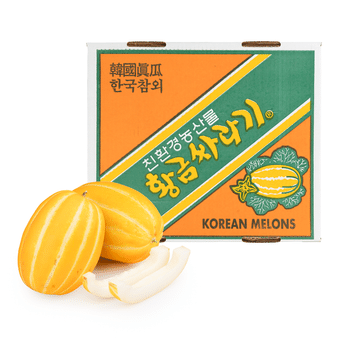 韓国イエローメロン（1個） 4-4.5 ポンド - Weee!