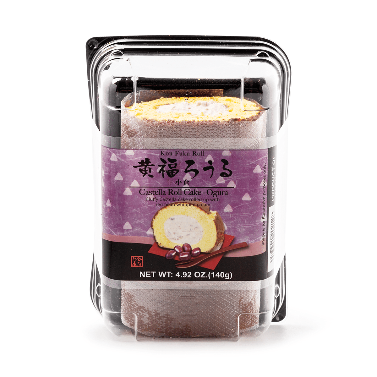 Bánh Cuộn Castella Đậu Đỏ Với Nhân Kem Sunlavieen 4.92 oz