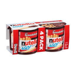 Nutella & Go Snack Packs, Chocolate Hazelnut Spread with Breadsticks 4pk 208 g