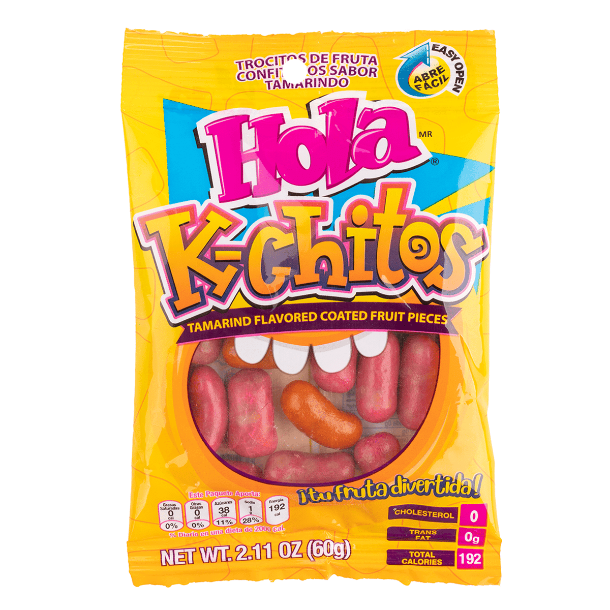Hola Kikitos 타마린드 맛 코팅 과일 조각 2.11 온스