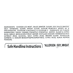 Marinated Chicken Leg Meat, Sweet Garlic Flavor 2 lb