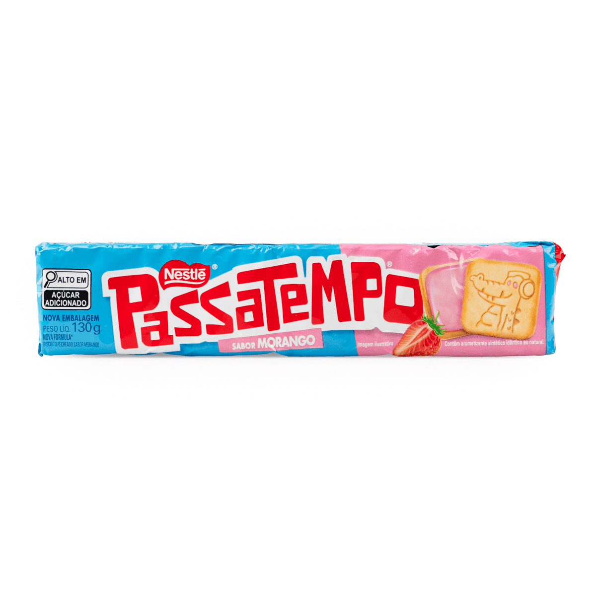 Galletas rellenas de fresa Passatempo Nestle 130 gramo(s)