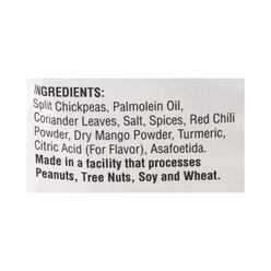 Deep Coriander Channa Dal (Spicy Split Chickpeas) 12 온스