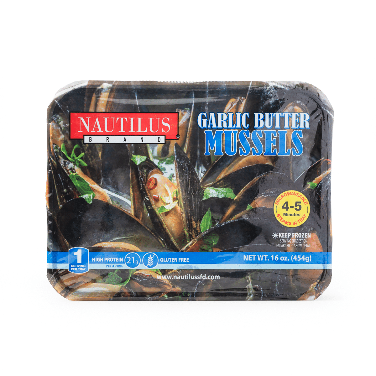 Nautilus Garlic Butter Mussel 16 oz