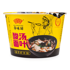 Hua Wei Fang Sour Soup Noodle Leaves Seaweed and Shrimp Salt Flavor 3.88 oz
