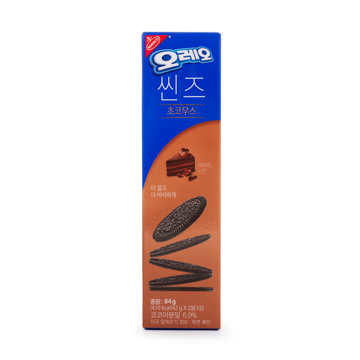 Bánh Quy Mỏng Nhân Kem Mousse Oreo, Vị Sô Cô La 2.96 oz*24 pack