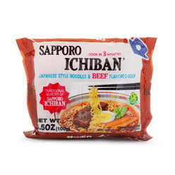 Sapporo Ichiban Instant Japanese Style Noodles, Beef 3.5 oz*24 pack