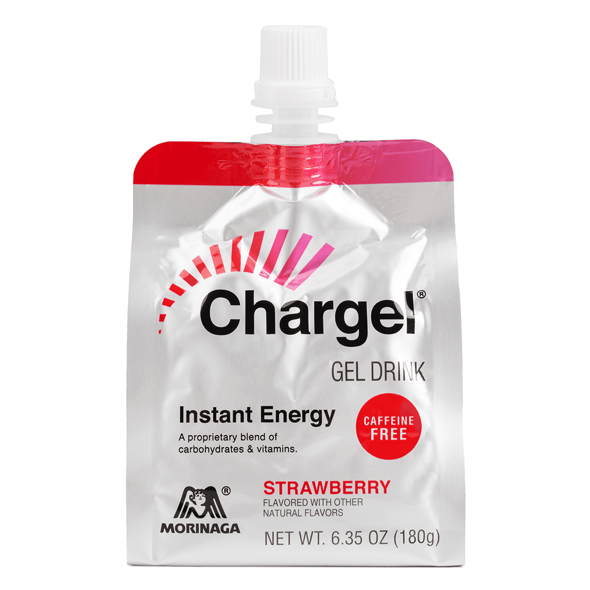 Morinaga Chargel เครื่องดื่มเจลให้พลังงาน รสสตรอว์เบอร์รี่ 6.35 ออนซ์