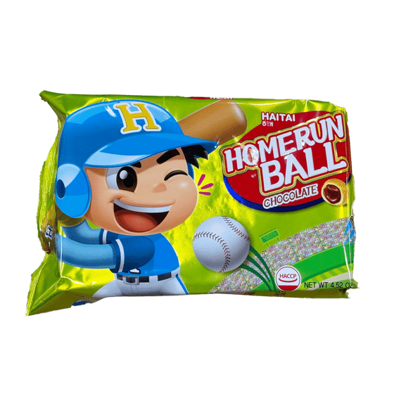 weee_snack_Haitai Home Run Ball Chocolate Biscuits, 1 bag 128 g