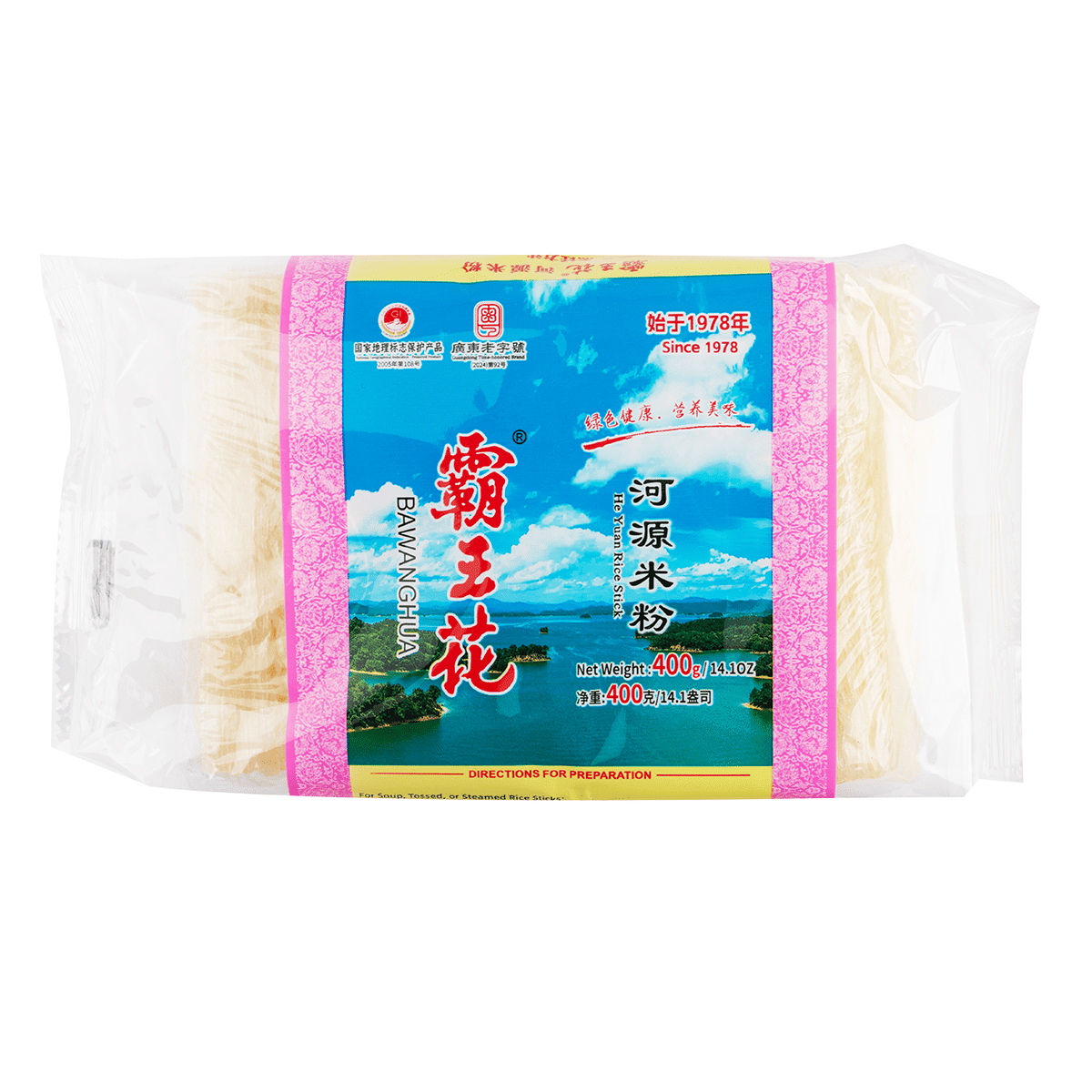 Bawanghua He Yuan Rice Sticks 400 g