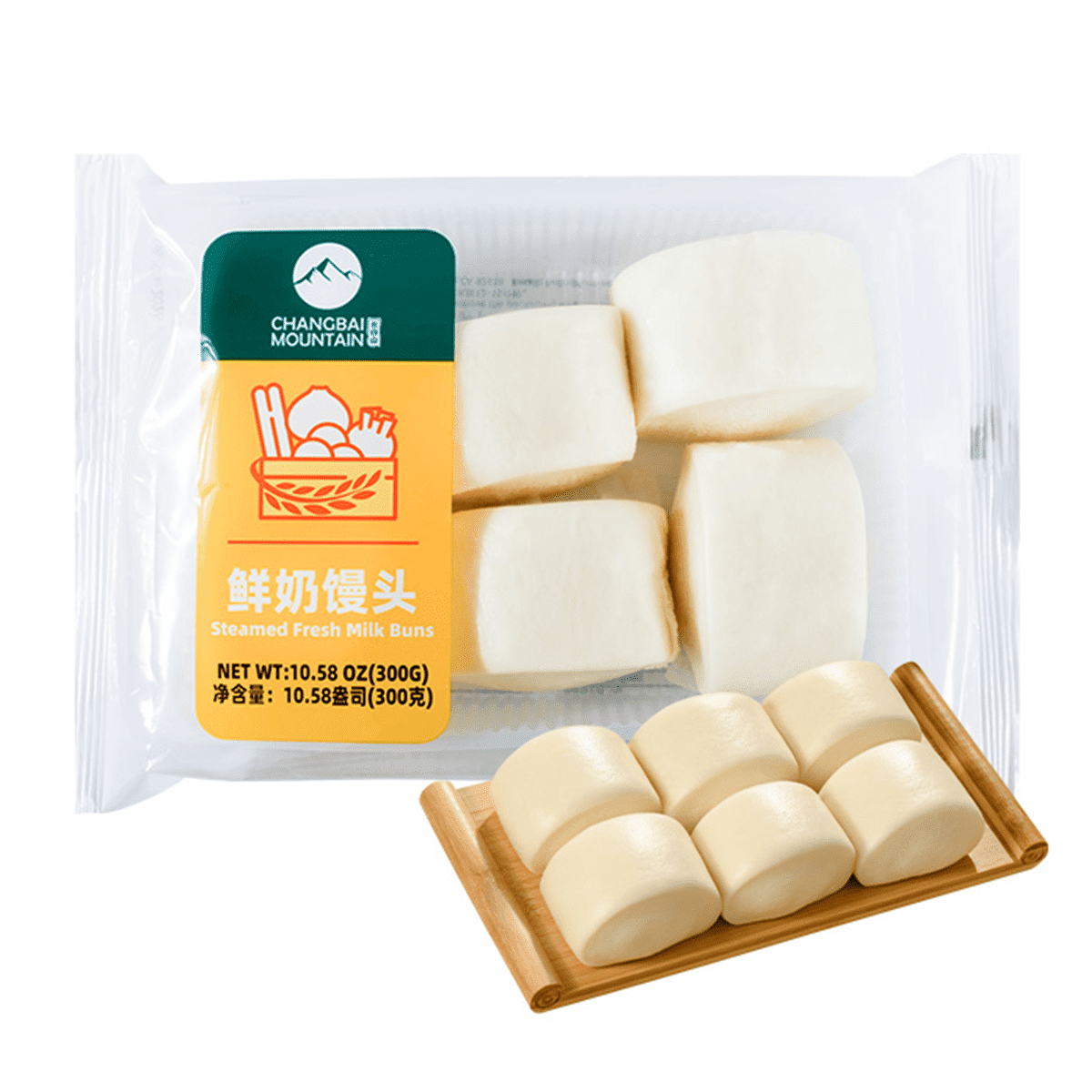 Changbai Mountain 생우유 찐빵 냉동 300 그램