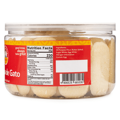 Pantoja Lengua de Gato Regular 145 g