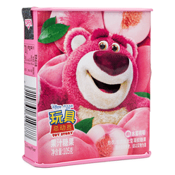 BinQi Juice Gummies Candy Strawberry bear Package Honey Peach Flavor 105 g