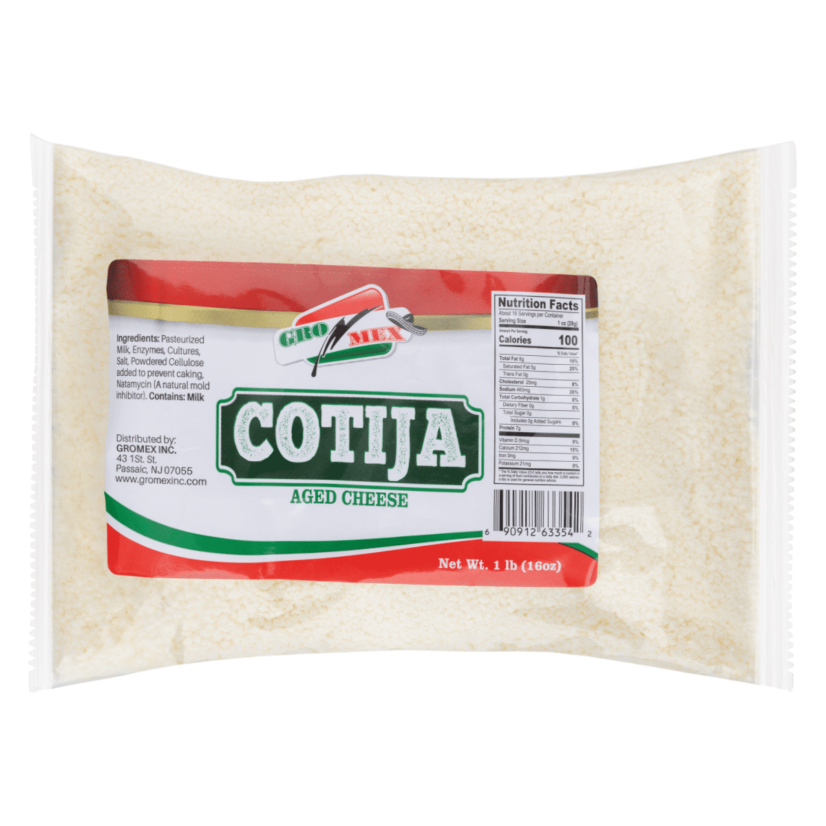 Gromex Queso Cotija 16 oz
