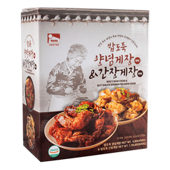 HAETAE Seasoned Crab (Yangnyeom Gejang) & Soy Sauce Crab (Ganjang Gejang) 2.76 lb