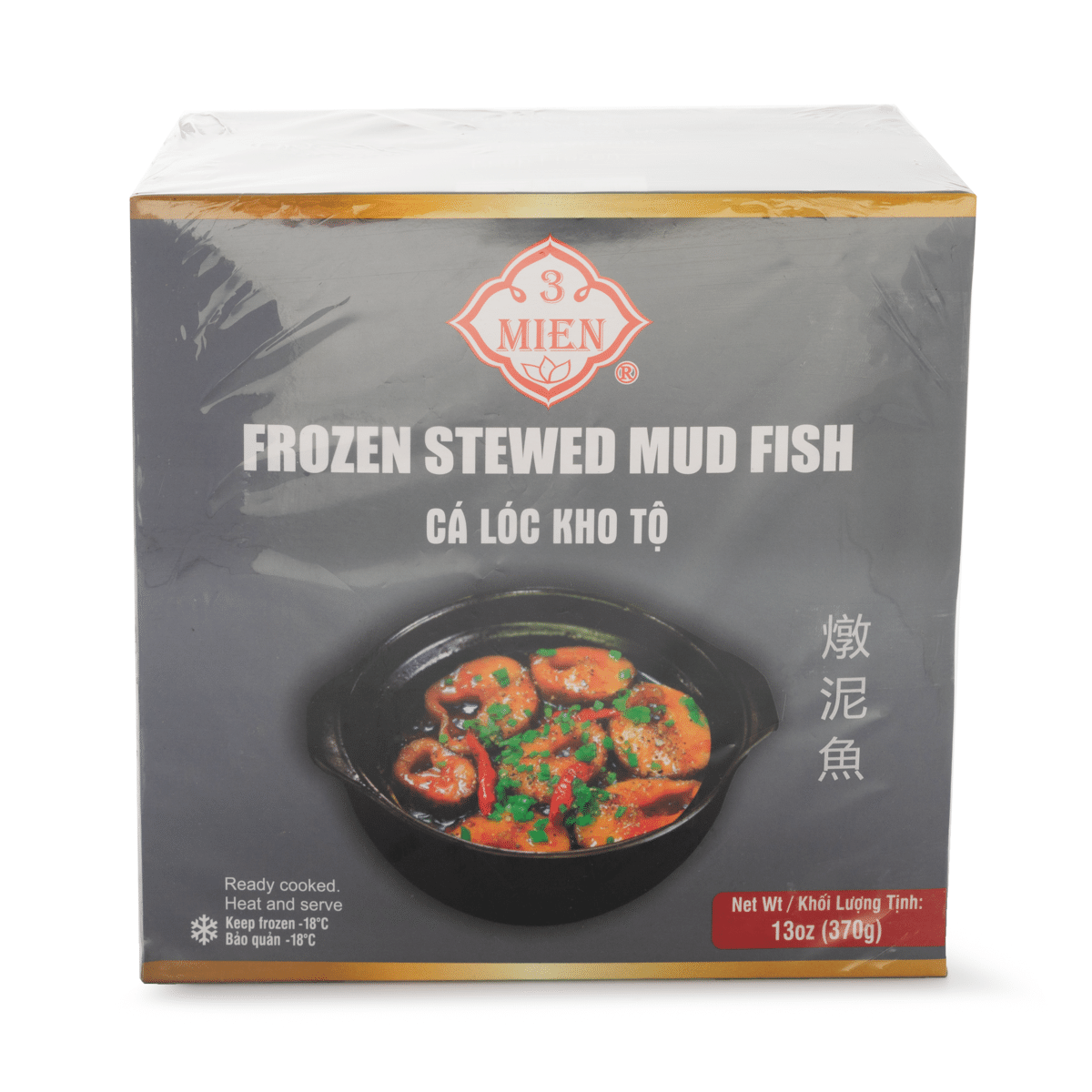 3 Mien Frozen Stewed Mud Fish 13 oz