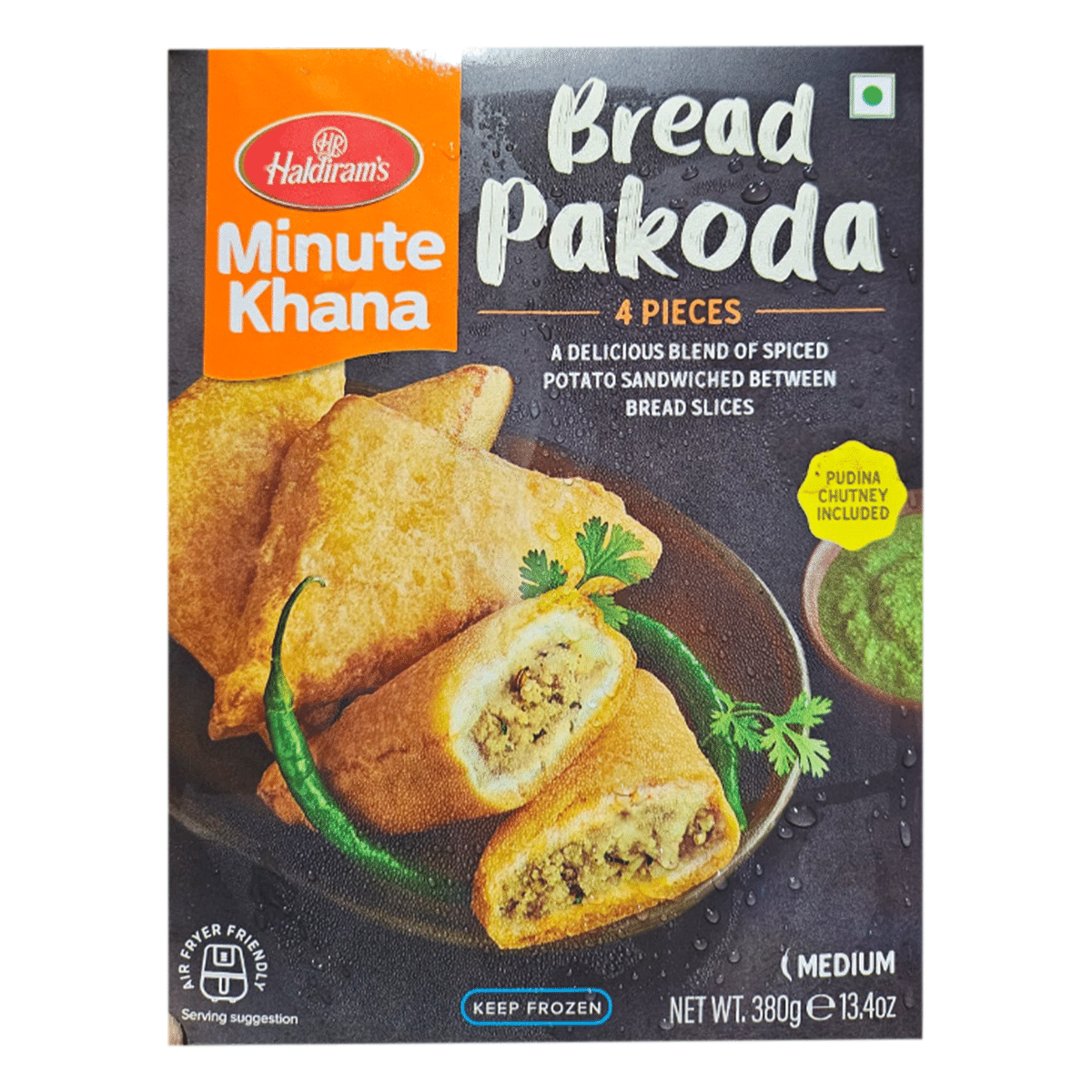 Haldiram Bread Pakoda, Frozen 380 g