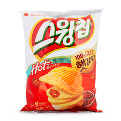 Orion Swing Chip, Chili Flavor 124 g*12 pack