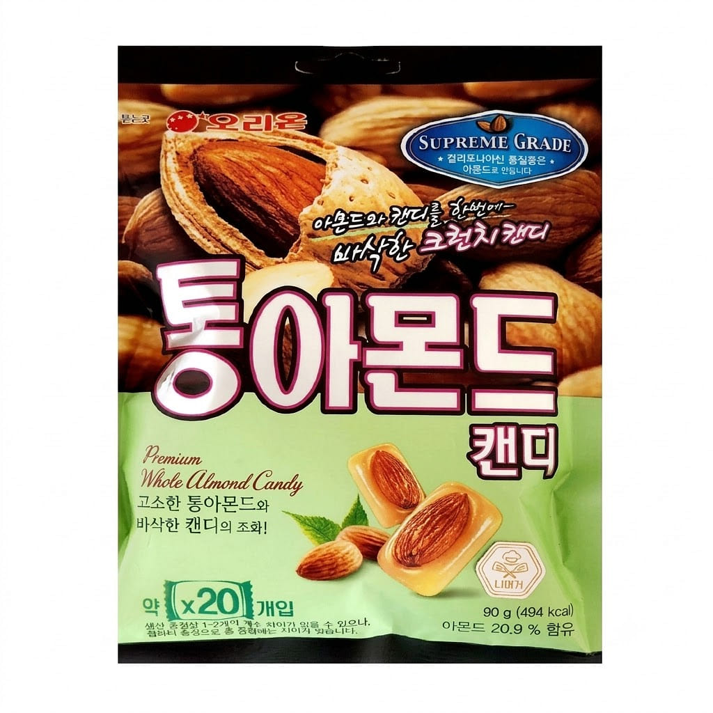 오리온 통아몬드 캔디 90 그램