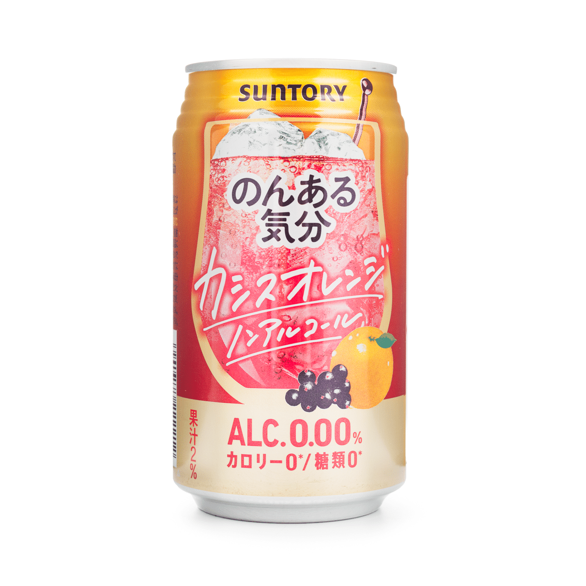 Nước Giải Khát Không Cồn Suntory, Vị Cam Lý Chua Đen Cassis 350 ml