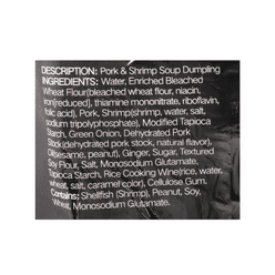 Synear Pork and Shrimp Soup Dumplings, Frozen 300-375 g