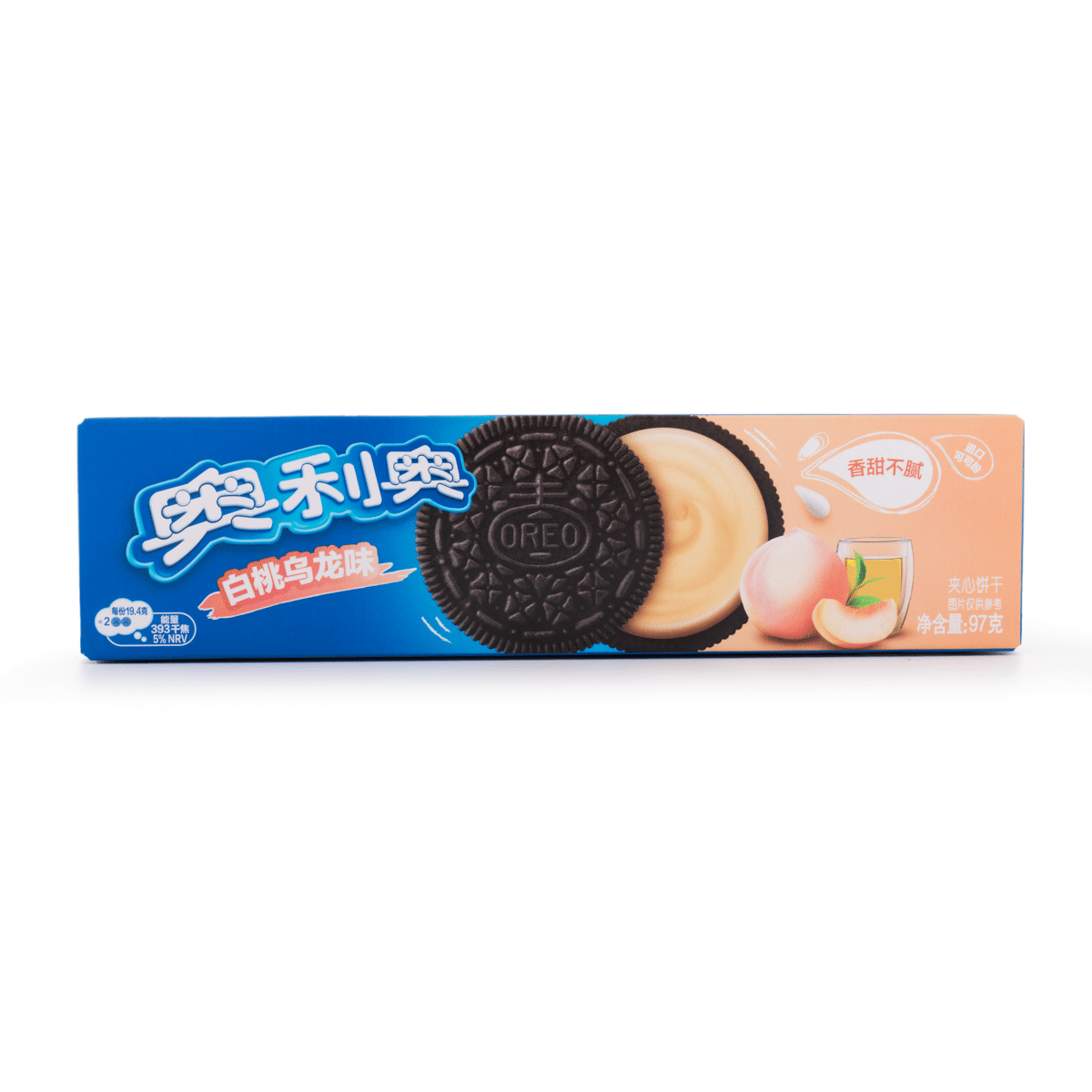 오레오 백도 우롱차 샌드위치 쿠키 97 그램