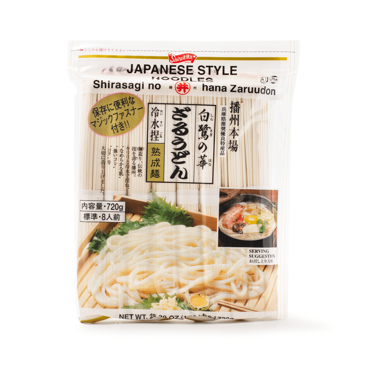 Shirasagi Zaru Udon (for Cold Udon) 8 meals 25.39 온스*14 팩