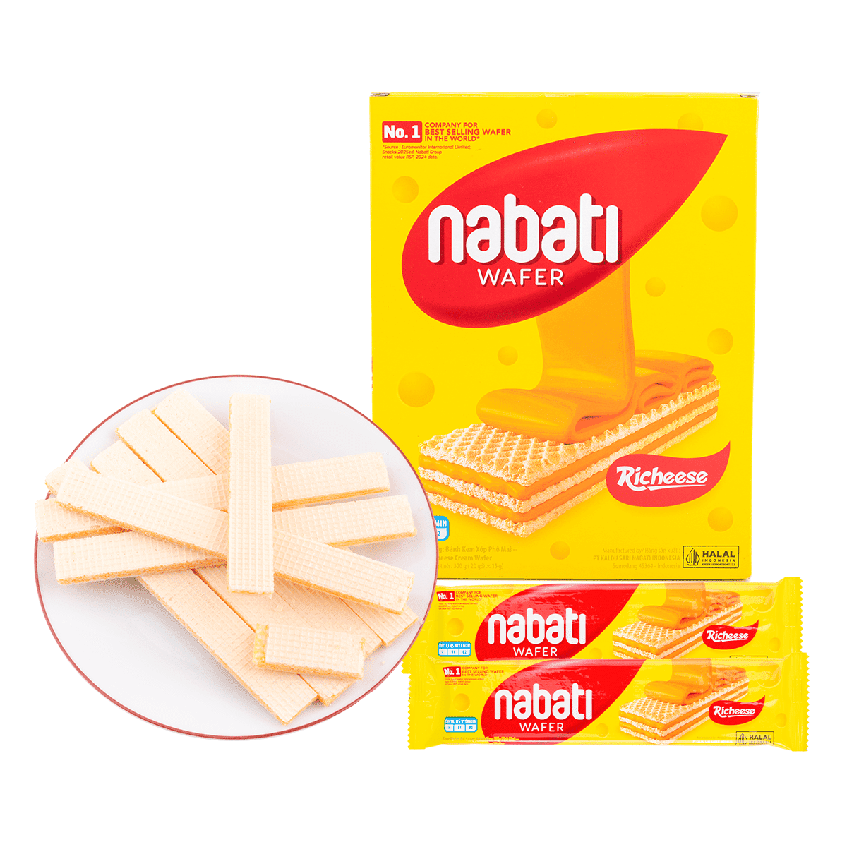 Nabati Richeese Wafer, Cheese Flavor 320 g
