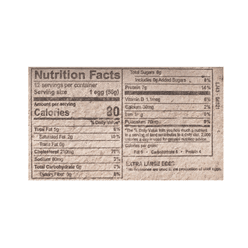 The Farmers Cow Extra Brown Large Eggs 12 ct 12 count