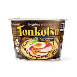 Nongshim Tonkotsu Ramen with Kuromayu Noodle Big Bowl 3.56 oz*6 pack