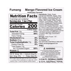 Get Fumang Propitious Mango Ice Cream 3PC 225 g Delivered | Weee! Asian