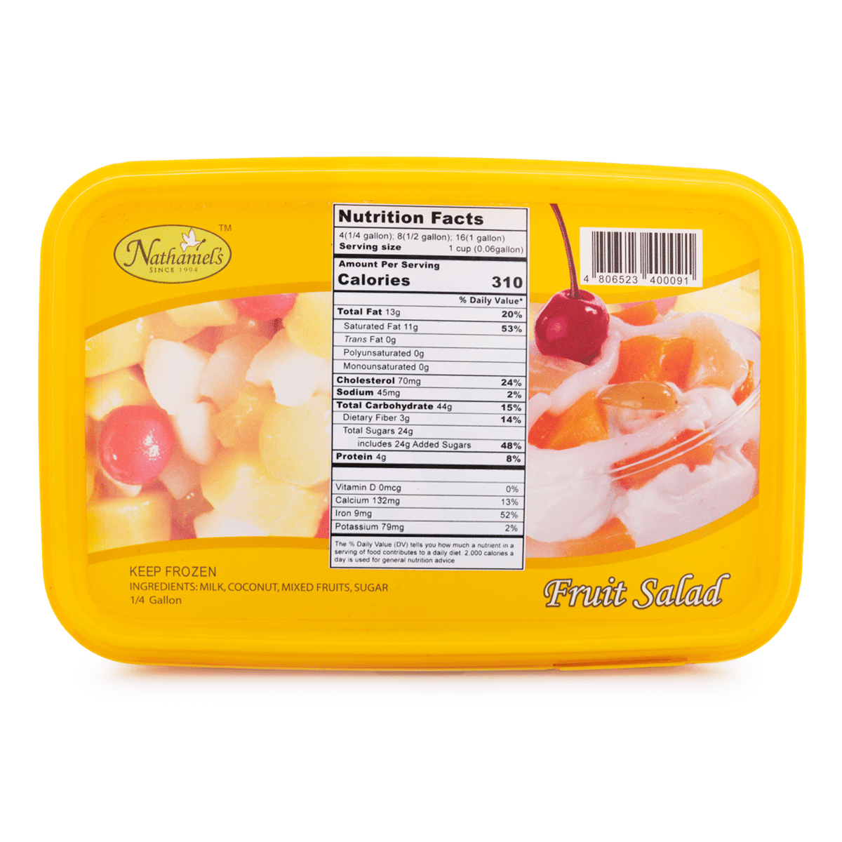Nathaniel's Fruit Salad, Frozen 690 g