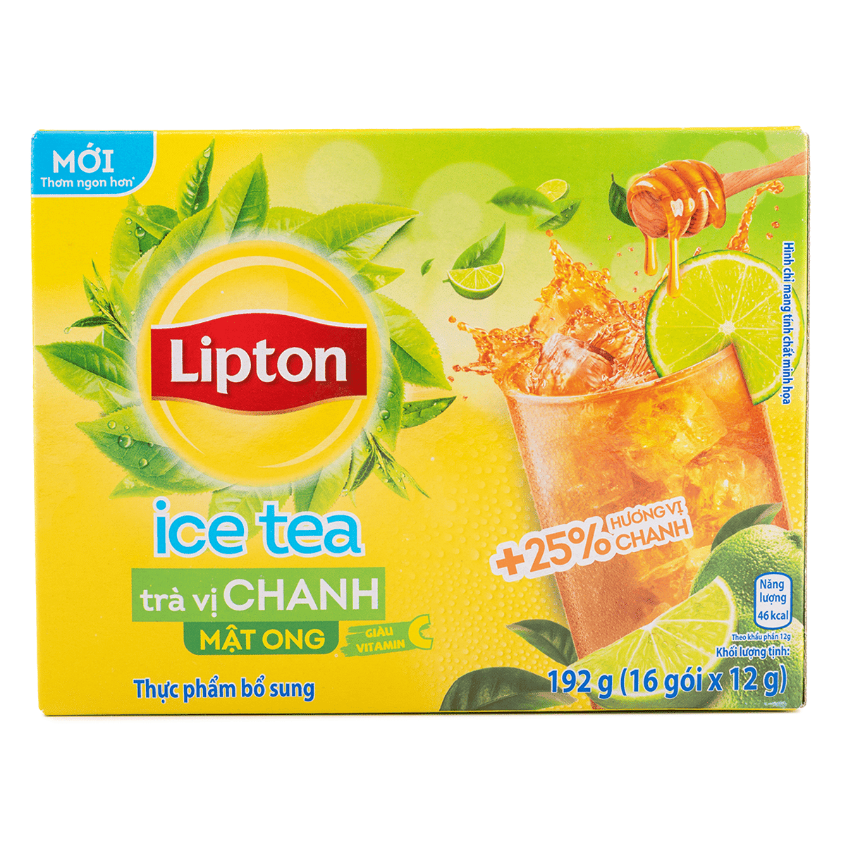 Trà Lipton Ice Tea Vị Chanh Mật Ong 16 gói 0.42 oz*16 gói