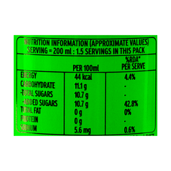 Limca Sweetened Lime Carbonated Beverage 7 fl.oz