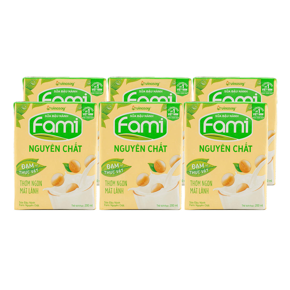 Leche de Soja Fami Original 6pks 6.76 onza(s) líquida(s)*6 paquetes
